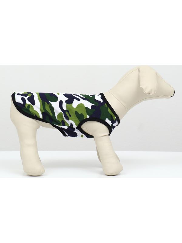 Майка для животных, 2XL (ДС 45, ОГ 55 см), камуфляж