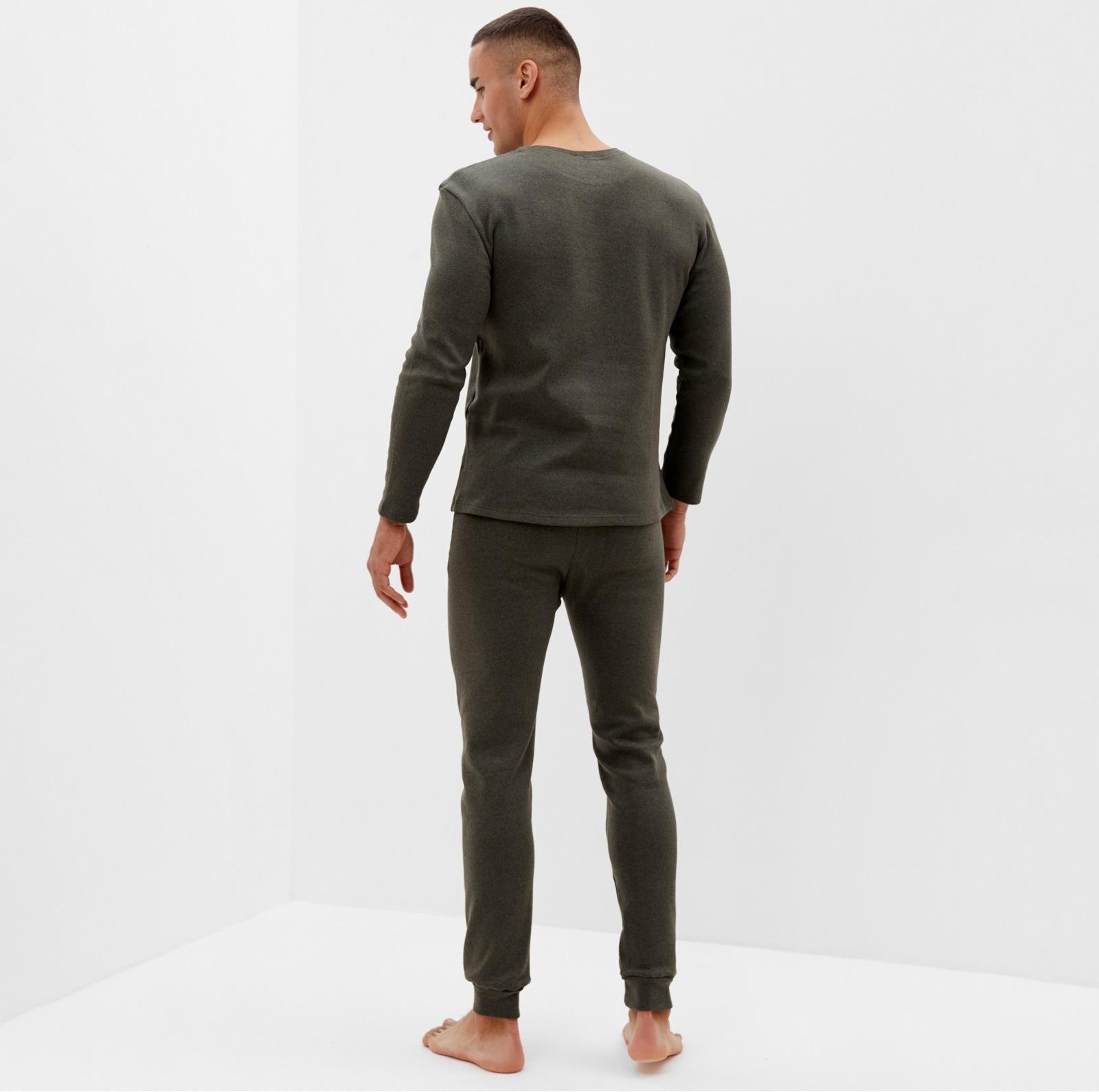 Комплект мужской термо (джемпер, брюки) MINAKU цвет хаки, р-р 48