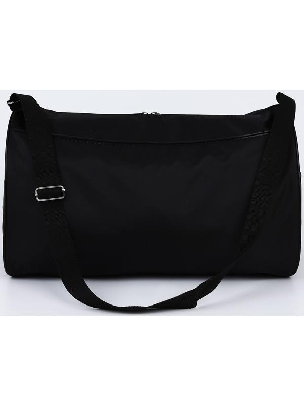 Сумка спортивная Dream, 40 см х 24 см х 21 см, цвет чёрный, розовый