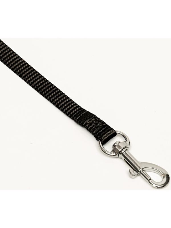 Поводок 120 х 1 см, полиэстер,  чёрный
