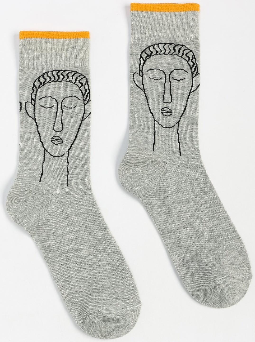 Носки, цвет серый, размер 25-27