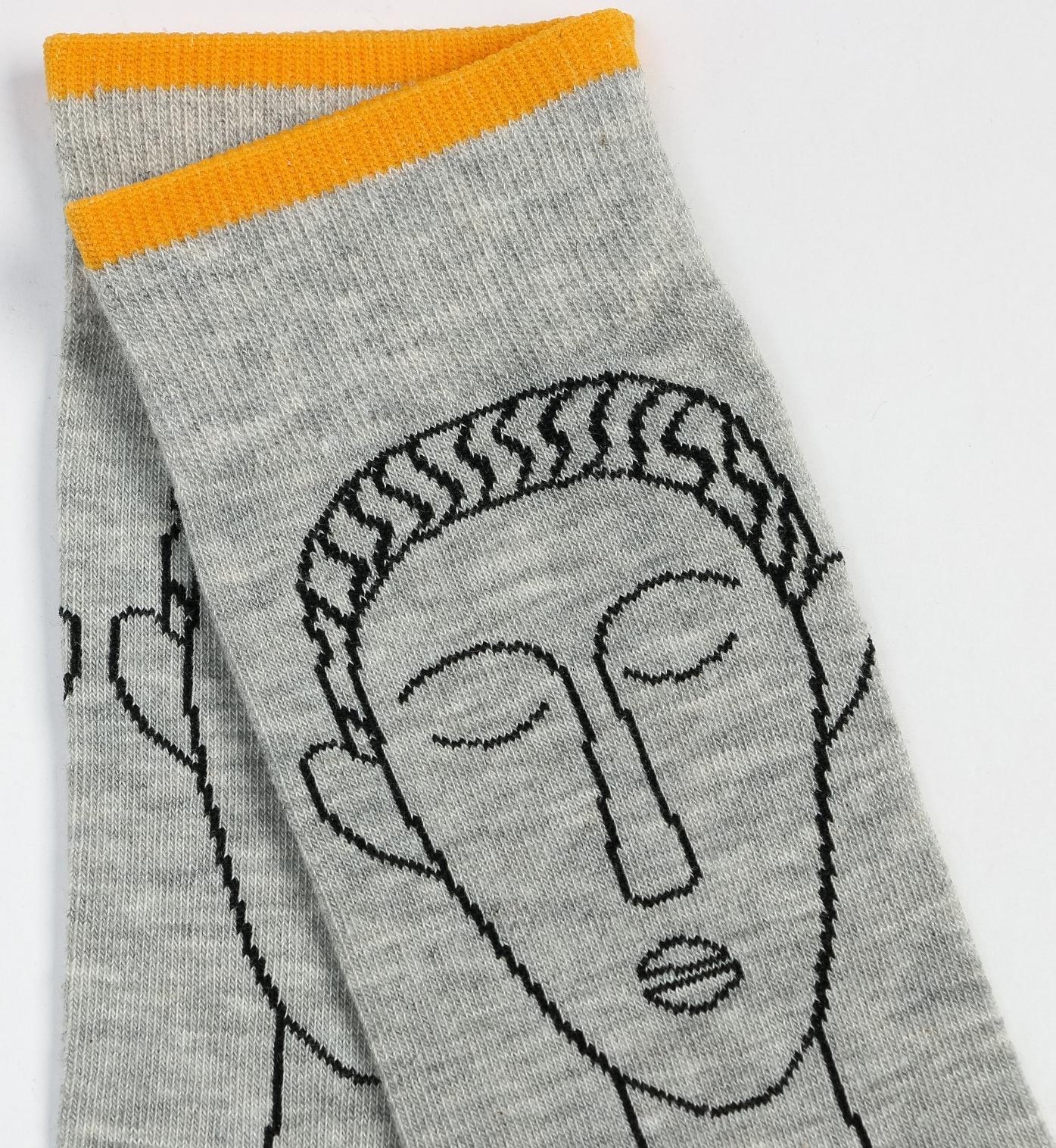 Носки, цвет серый, размер 25-27