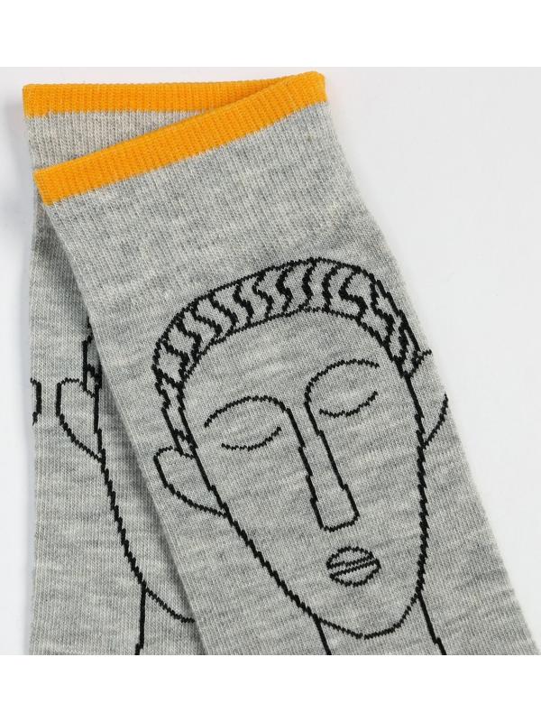 Носки, цвет серый, размер 25-27