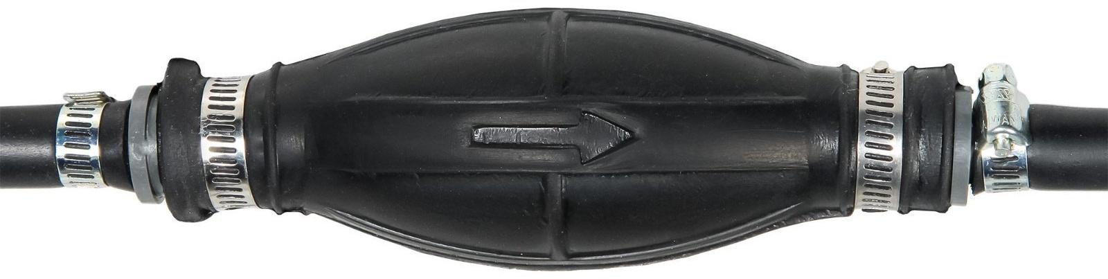 Насос-шланг для ручной перекачки топлива Airline «Груша», 3 м с клапаном, черная