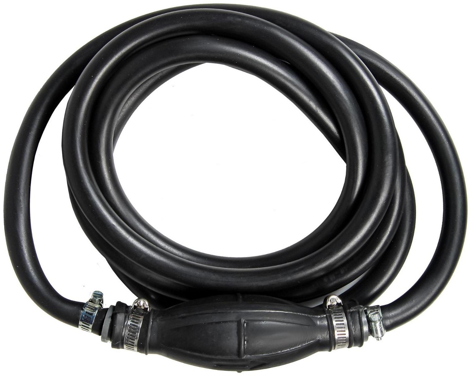 Насос-шланг для ручной перекачки топлива Airline «Груша», 3 м с клапаном, черная