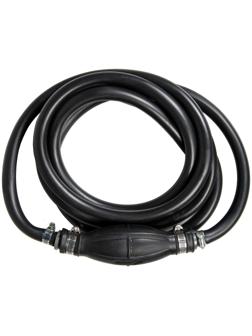 Насос-шланг для ручной перекачки топлива Airline «Груша», 3 м с клапаном, черная