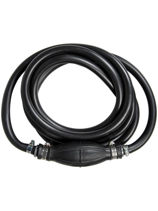 Насос-шланг для ручной перекачки топлива Airline «Груша», 3 м с клапаном, черная