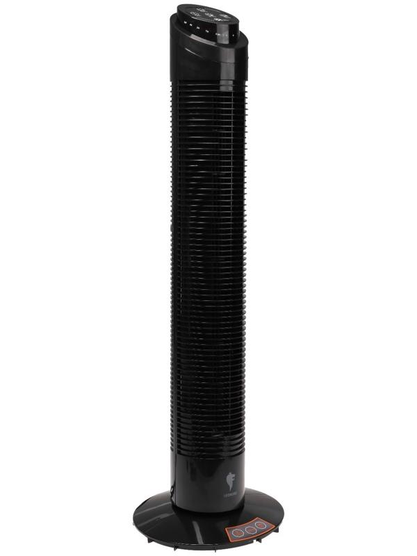 Вентилятор Leonord LE-1602, 40 Вт, 3 скорости, таймер, поворот 90°, пульт ДУ, чёрный