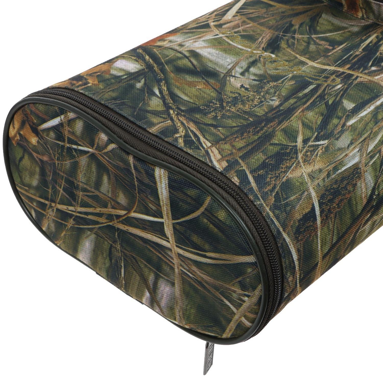 Тубус двойной для удочек с карманом, длина 145 см, ширина одной секции 11 см