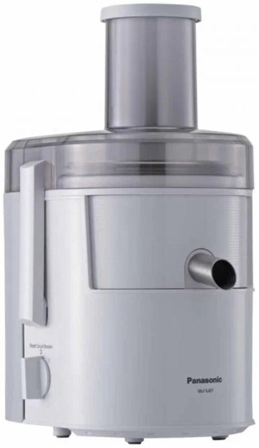 Соковыжималка Panasonic MJ-SJ01WTN, 800 Вт, 1.5 л, 1 скорость, белая