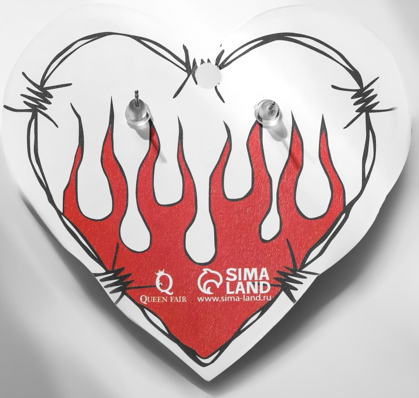 Серьги акрил 