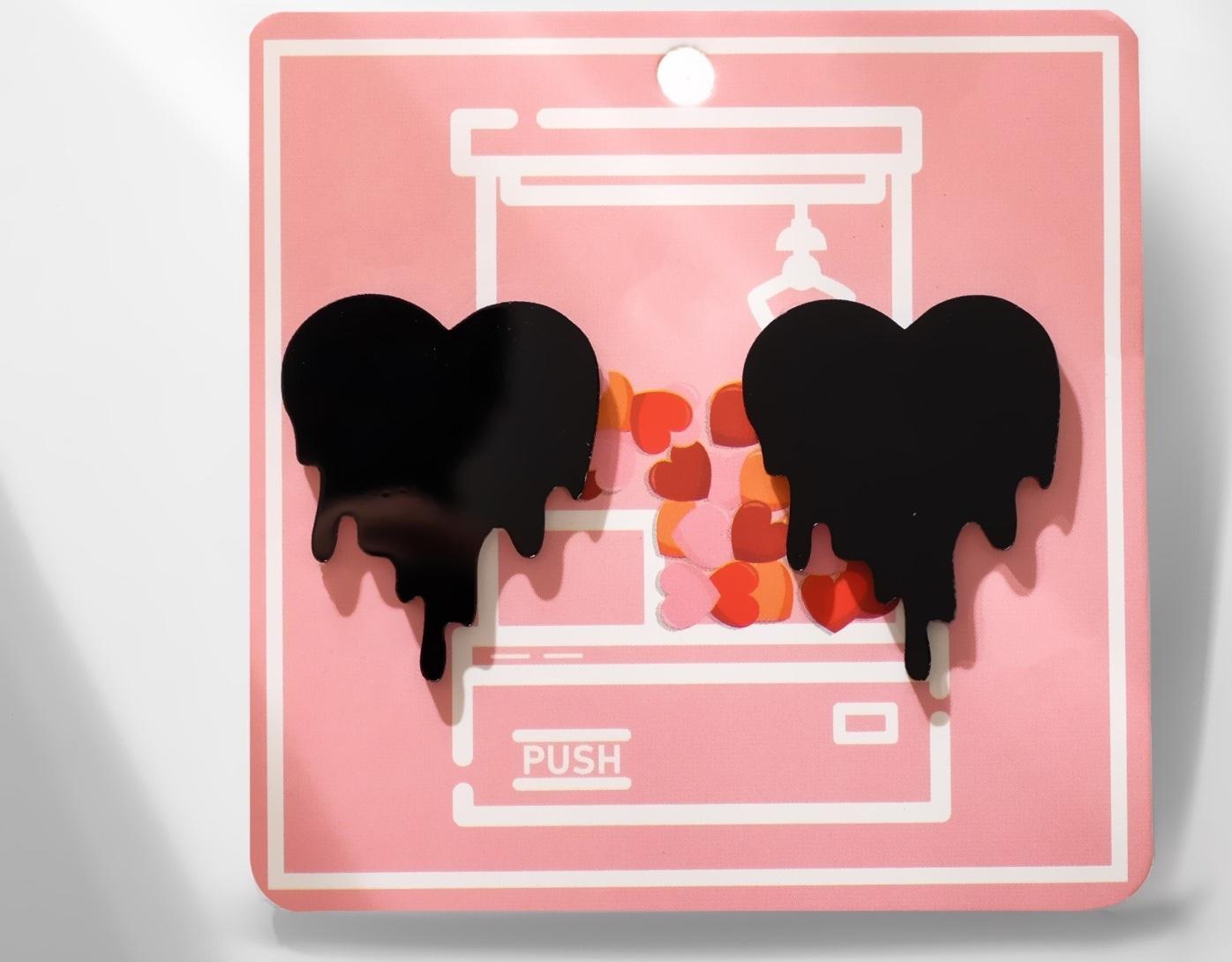 Серьги акрил 