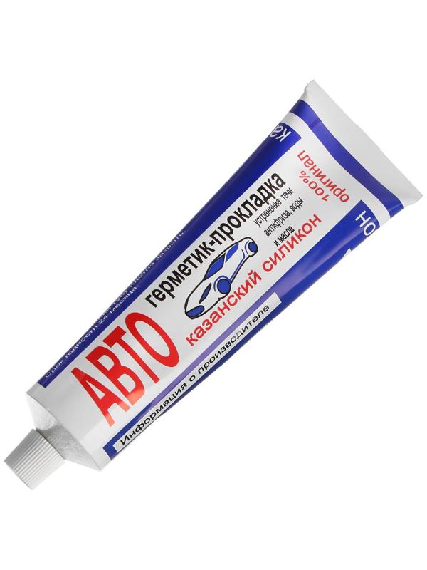 Автогерметик силиконовый КЗСК, термостойкий, 180 г