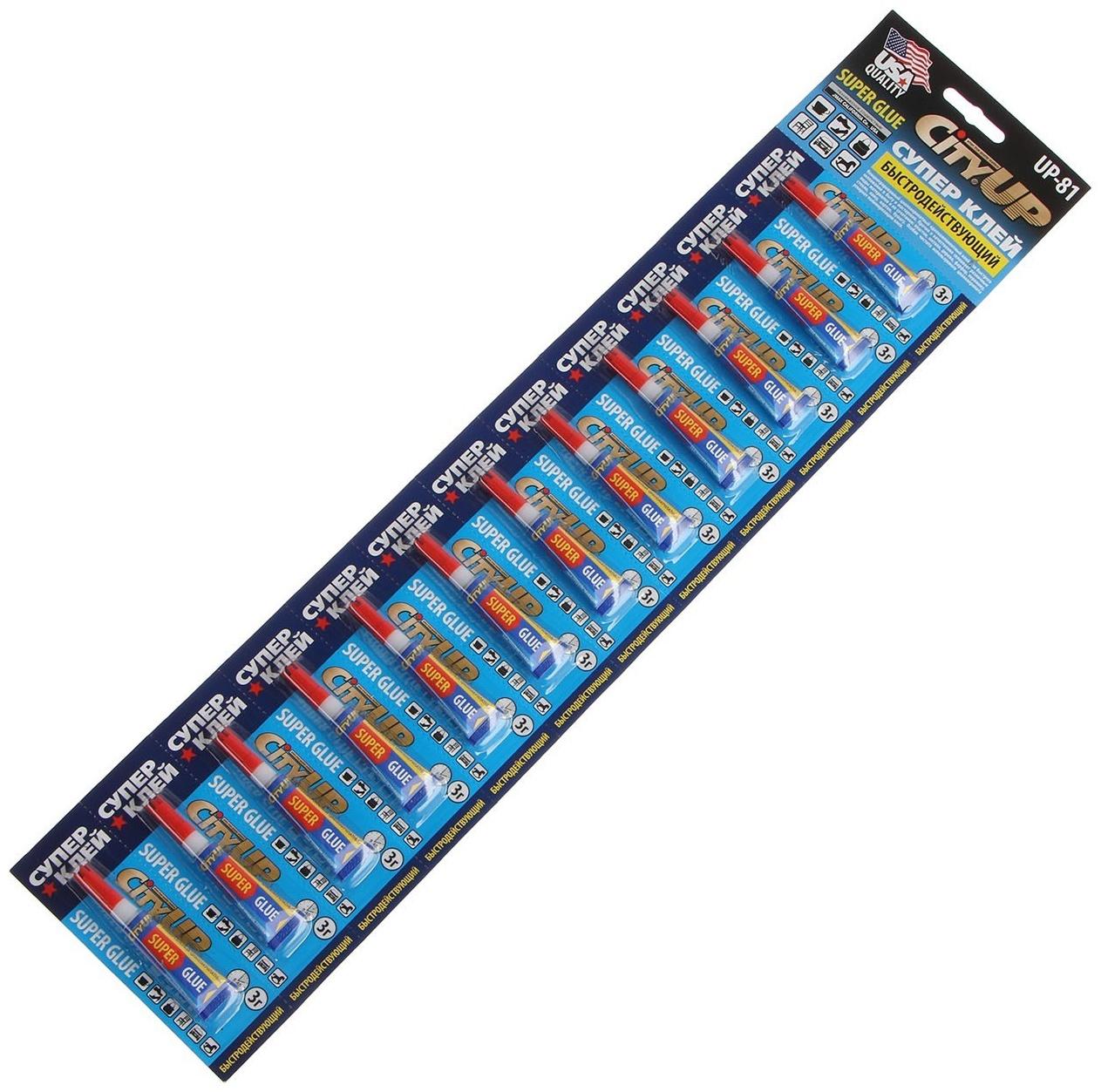 Суперклей CityUp, быстродействующий, UP-81, 3 г