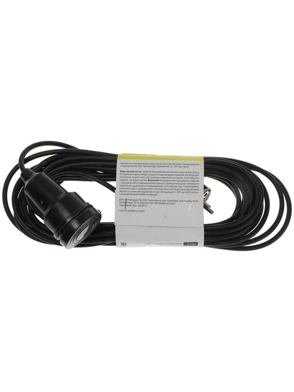 Удлинитель в бухте Luazon Lighting, 1 розетка, 10 м, 10А, ПВС 3х0,75мм2, с з/к, IP44