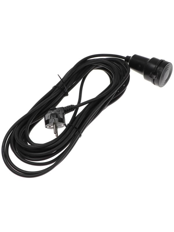 Удлинитель в бухте Luazon Lighting, 1 розетка, 10 м, 10А, ПВС 3х0,75мм2, с з/к, IP44