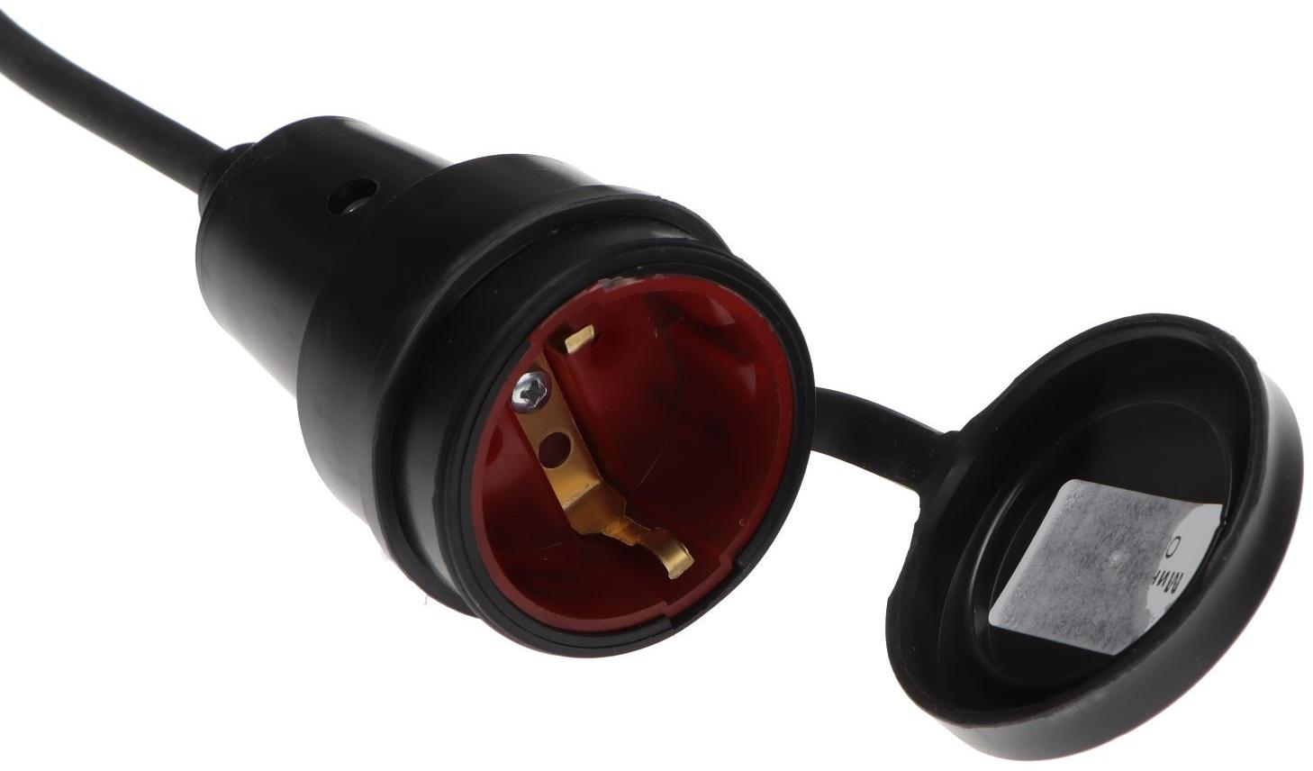 Удлинитель морозостойкий Luazon Lighting ECO, 1 розетка, 10 м, 16 А, КГ 3х1.5 мм2,с з/к,IP44