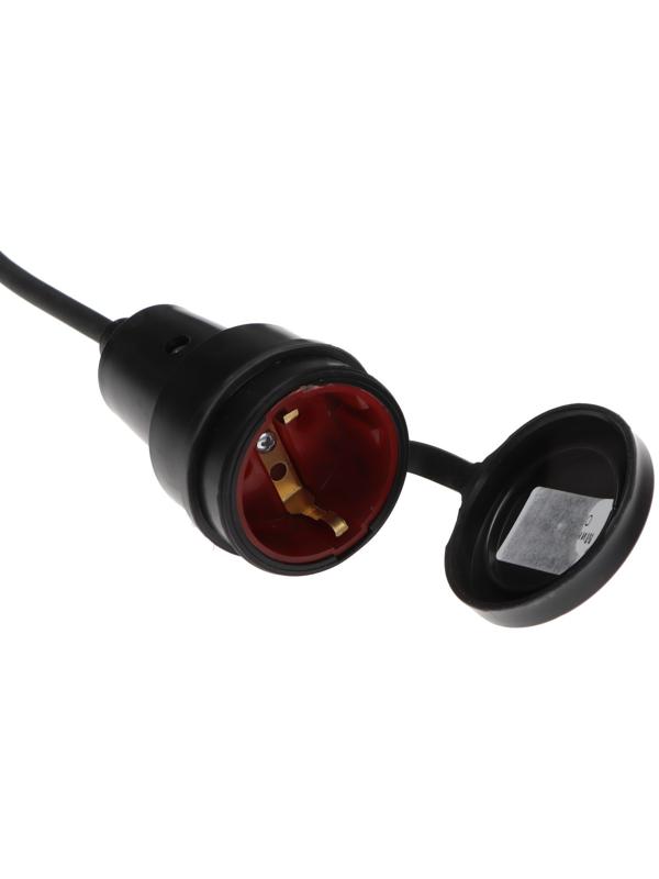 Удлинитель морозостойкий Luazon Lighting ECO, 1 розетка, 10 м, 16 А, КГ 3х1.5 мм2,с з/к,IP44