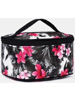 Косметичка на молнии, цвет чёрный