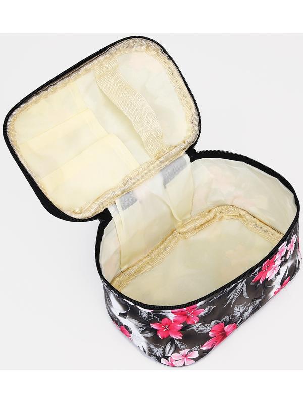 Косметичка на молнии, цвет чёрный