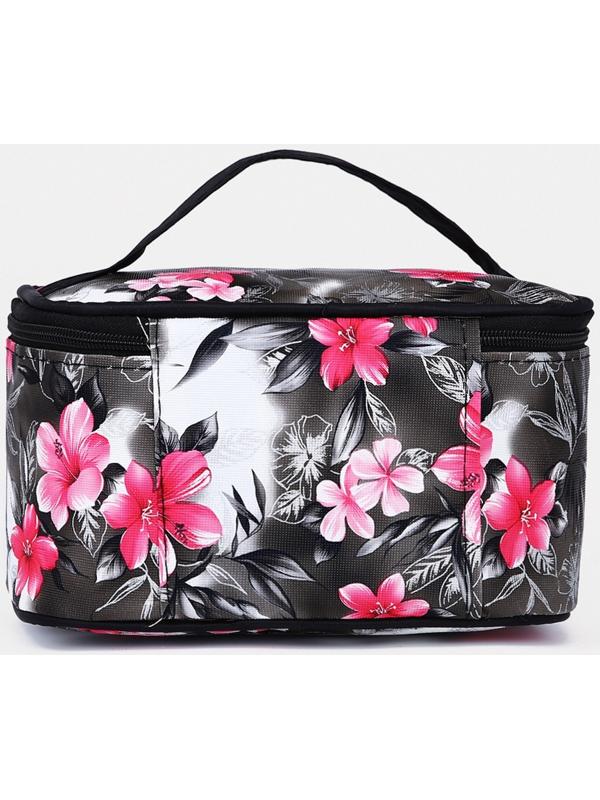 Косметичка на молнии, цвет чёрный