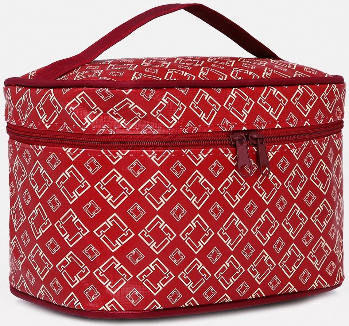 Косметичка на молнии, цвет бордовый