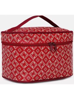 Косметичка на молнии, цвет бордовый