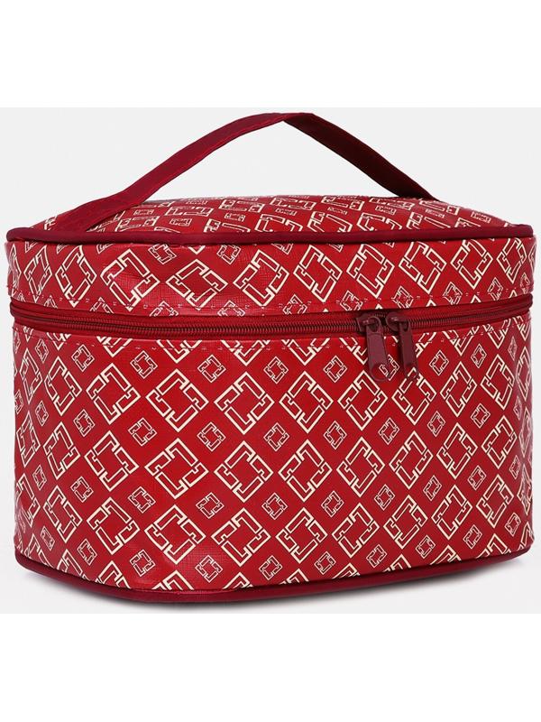 Косметичка на молнии, цвет бордовый