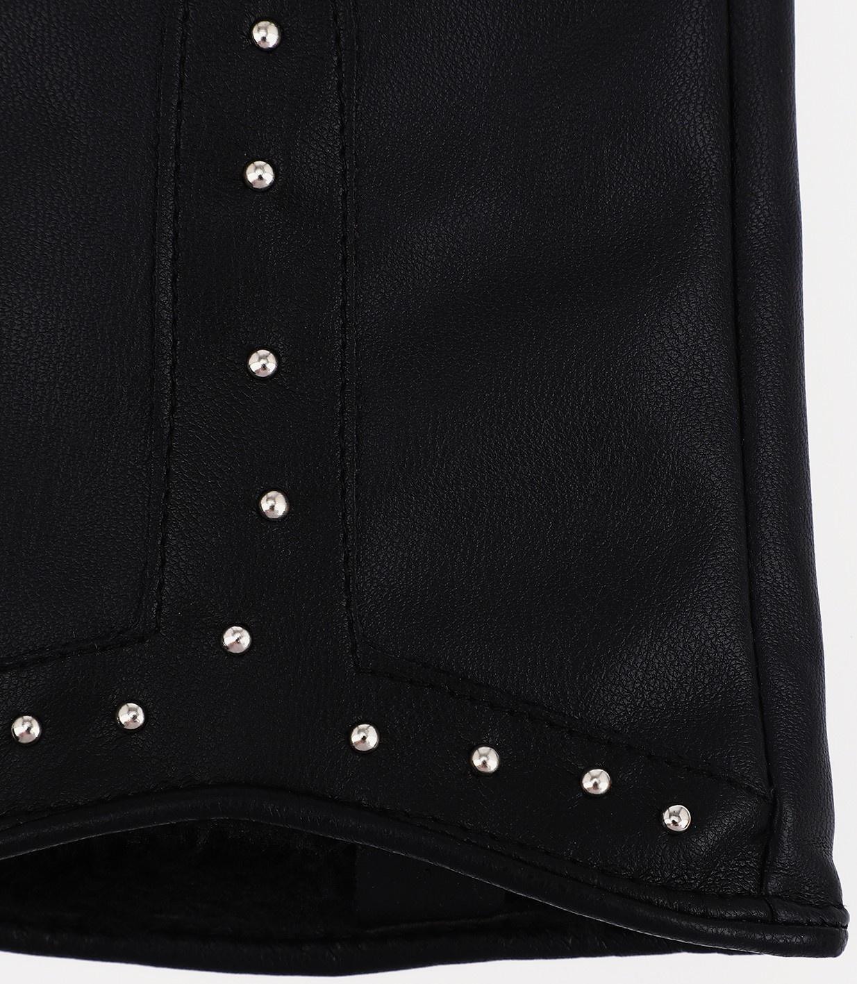 Перчатки женские, безразмерные, с утеплителем, цвет чёрный