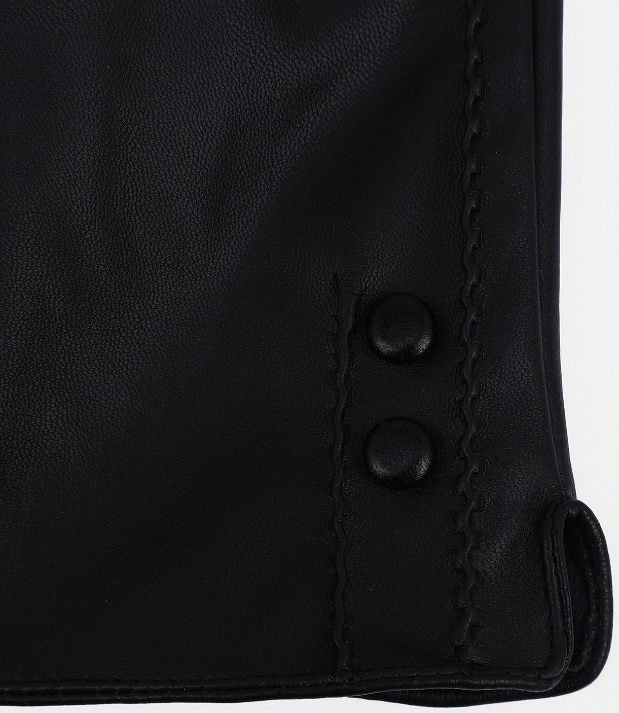 Перчатки женские, безразмерные, без утеплителя, цвет чёрный