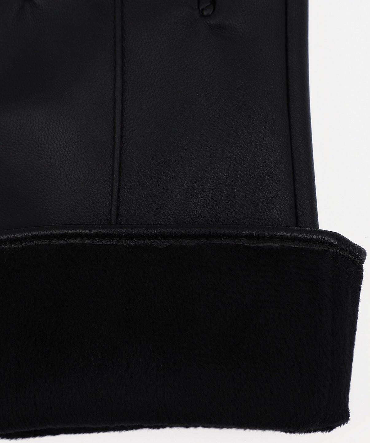 Перчатки женские, безразмерные, без утеплителя, цвет чёрный