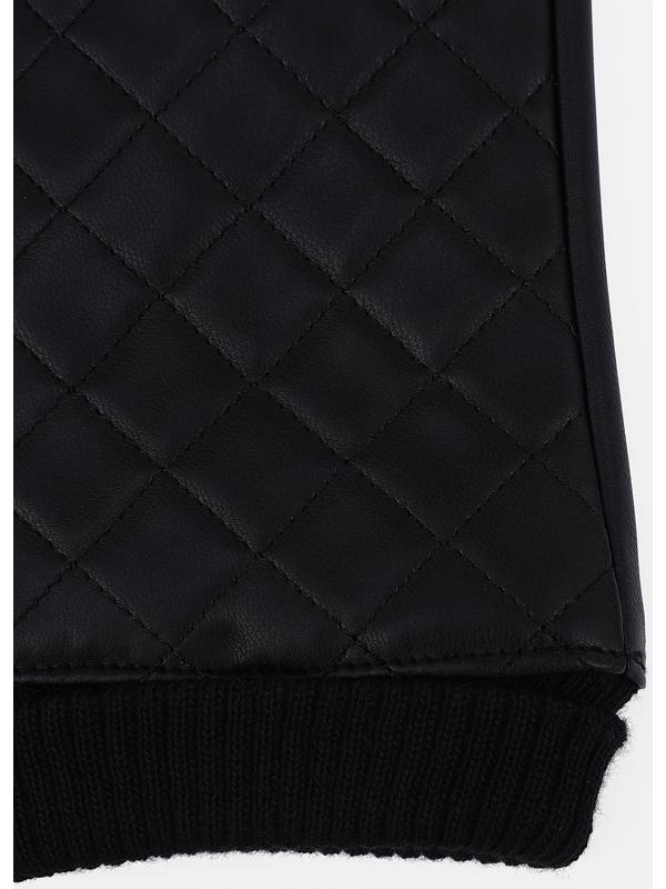 Перчатки женские, безразмерные, без утеплителя, цвет чёрный