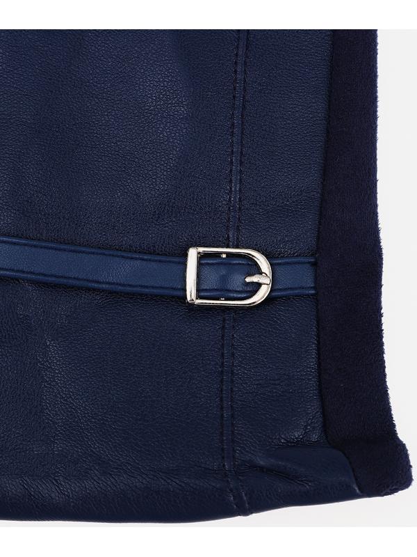 Перчатки женские, безразмерные, без утеплителя, цвет синий