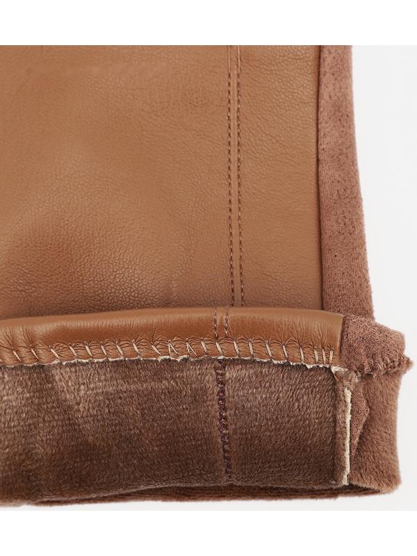 Перчатки женские, безразмерные, без утеплителя, цвет бежевый