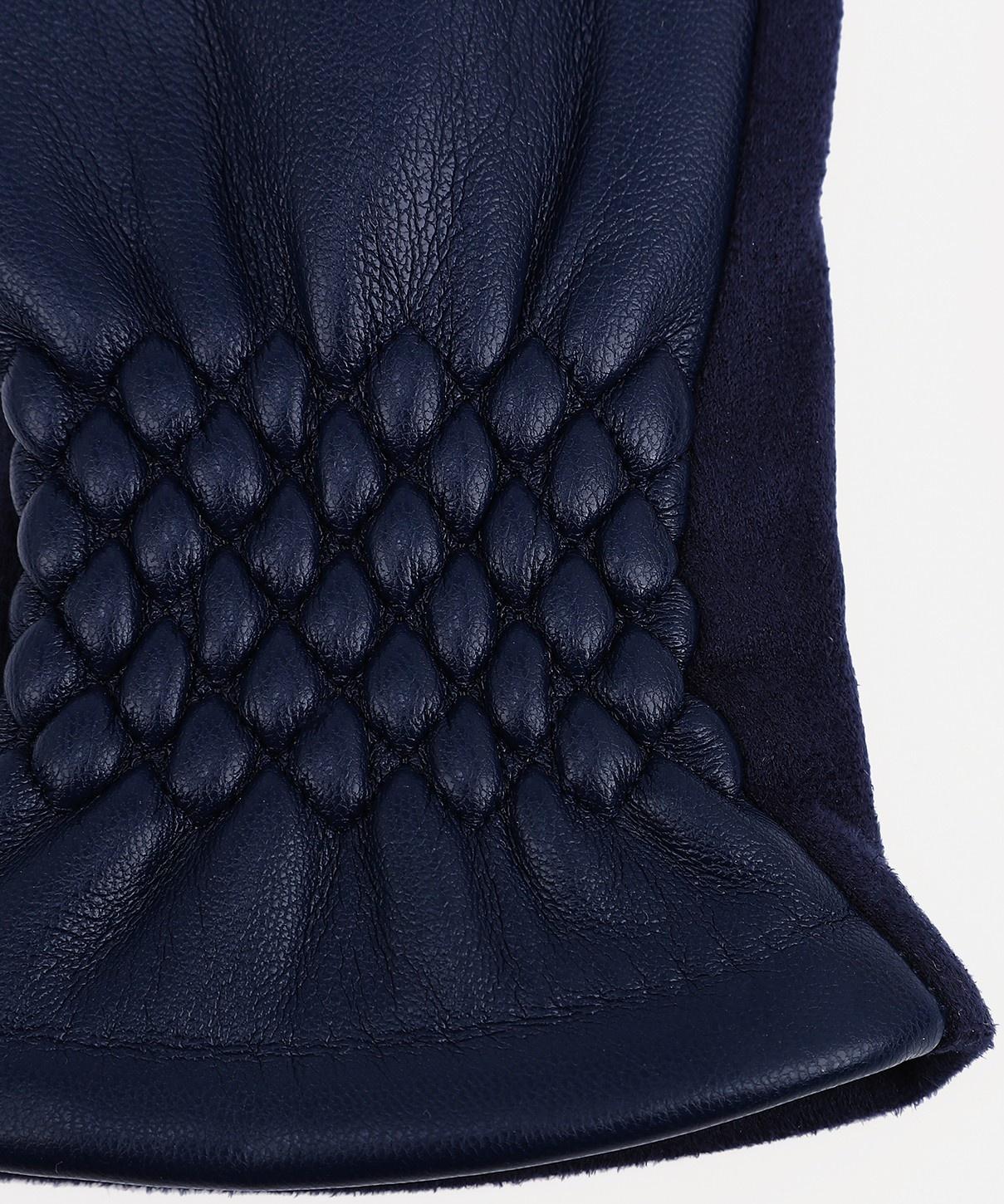 Перчатки женские, безразмерные, без утеплителя, цвет синий