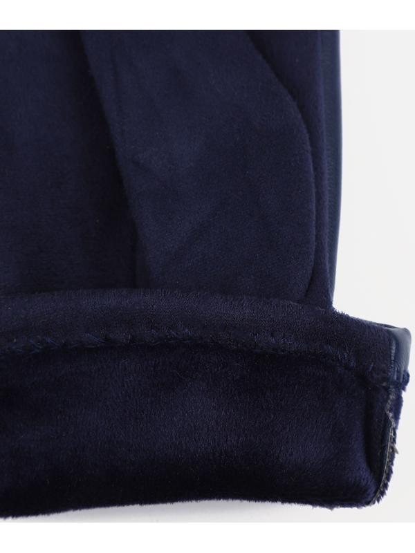 Перчатки женские, безразмерные, без утеплителя, цвет синий