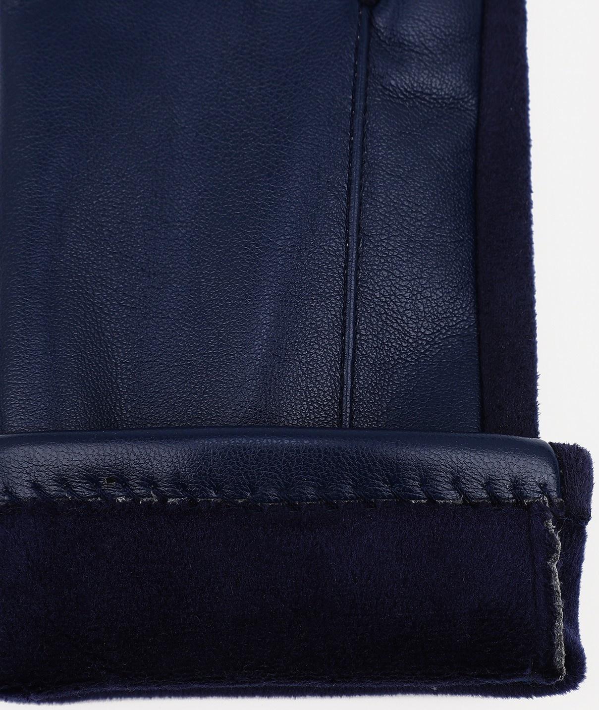 Перчатки женские, безразмерные, без утеплителя, цвет синий