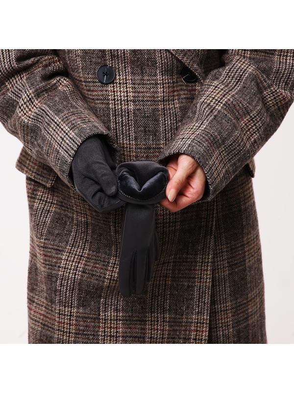 Перчатки женские, безразмерные, без утеплителя, цвет серый