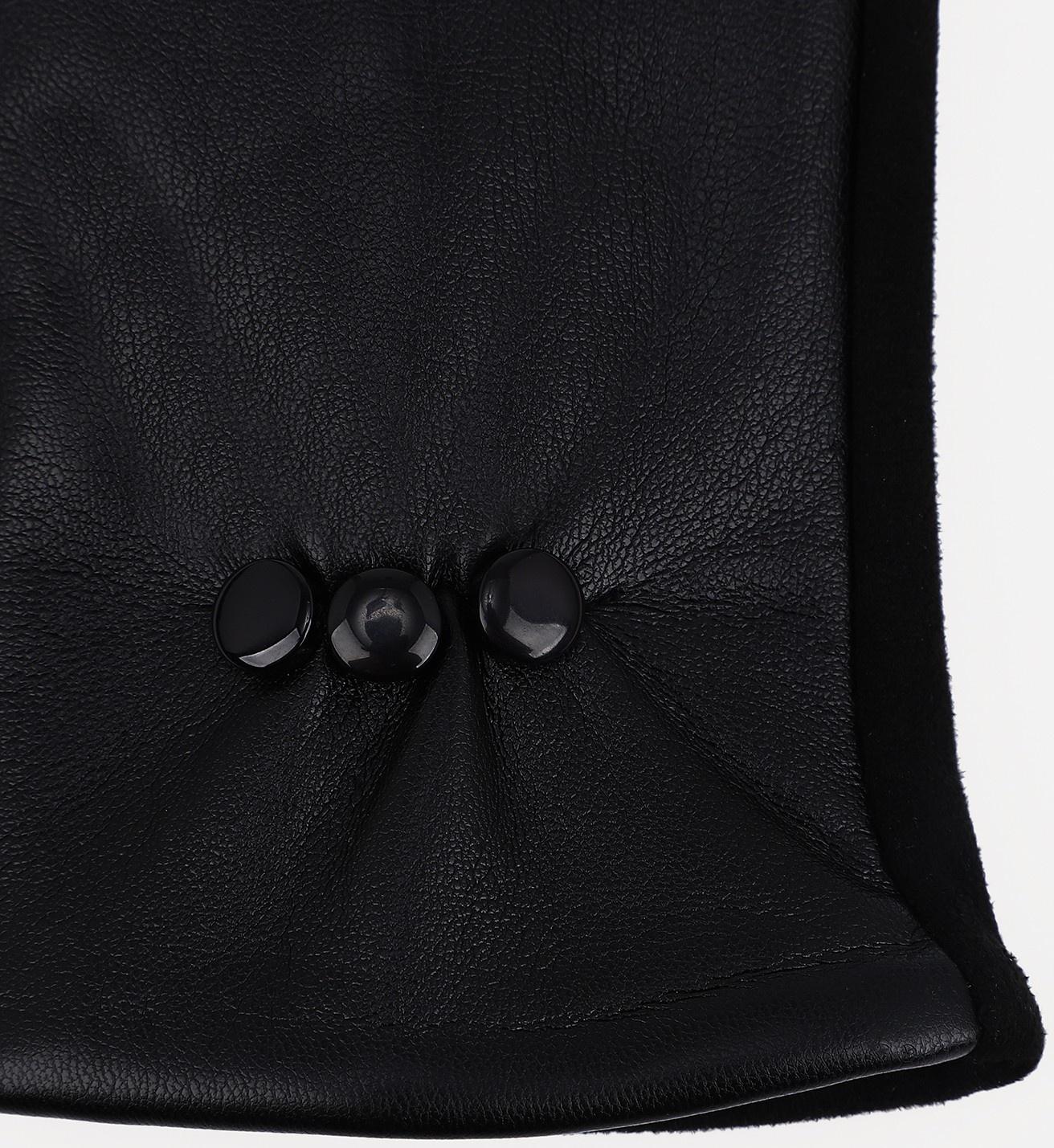 Перчатки женские, безразмерные, без утеплителя, цвет чёрный