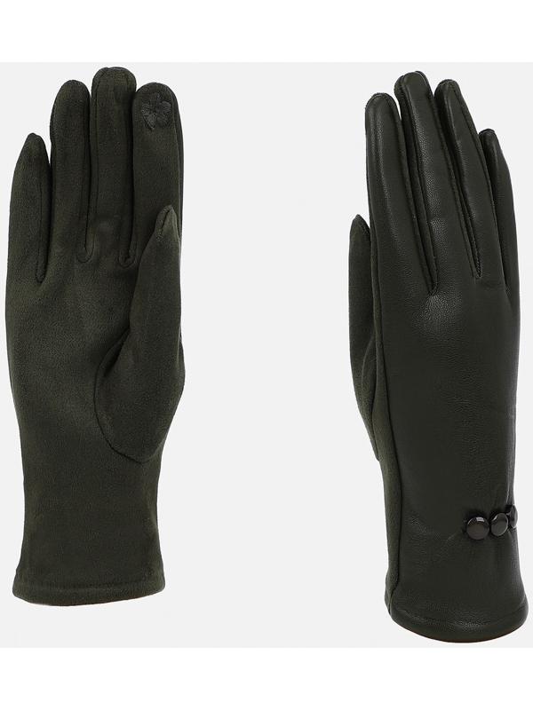 Перчатки женские, безразмерные, без утеплителя, цвет хаки