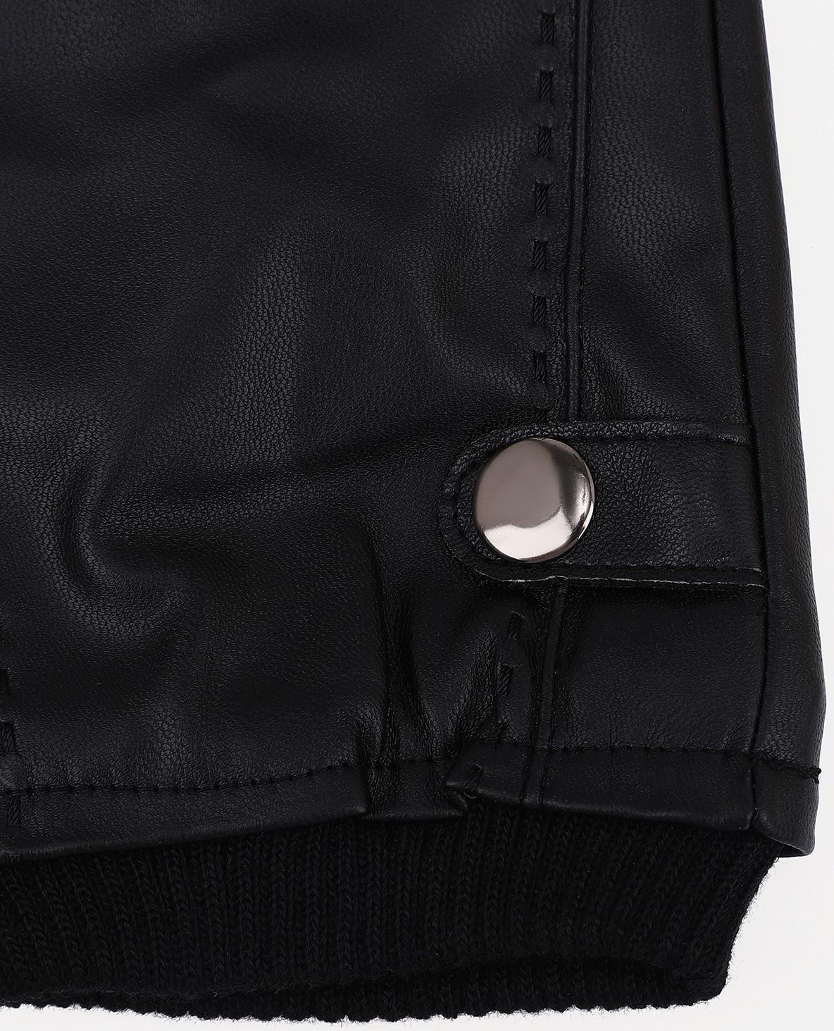 Перчатки мужские, безразмерные, без утеплителя, цвет чёрный