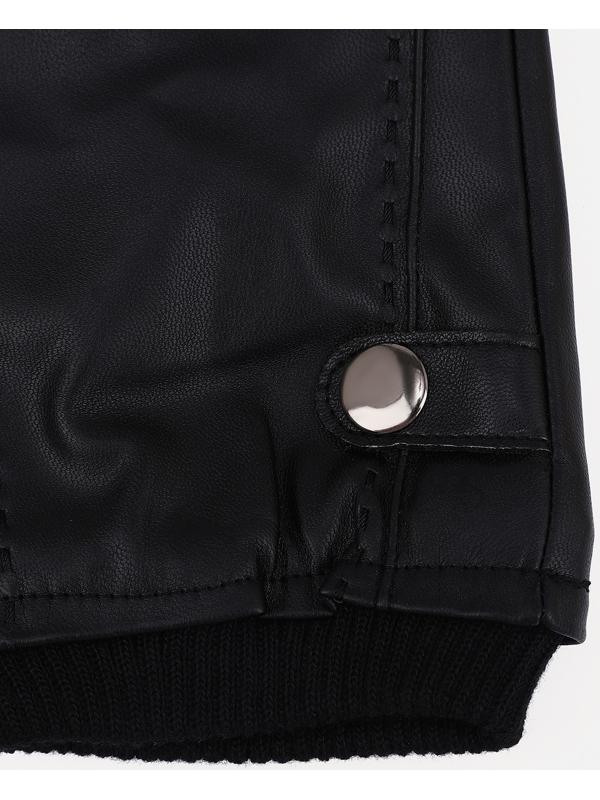 Перчатки мужские, безразмерные, без утеплителя, цвет чёрный