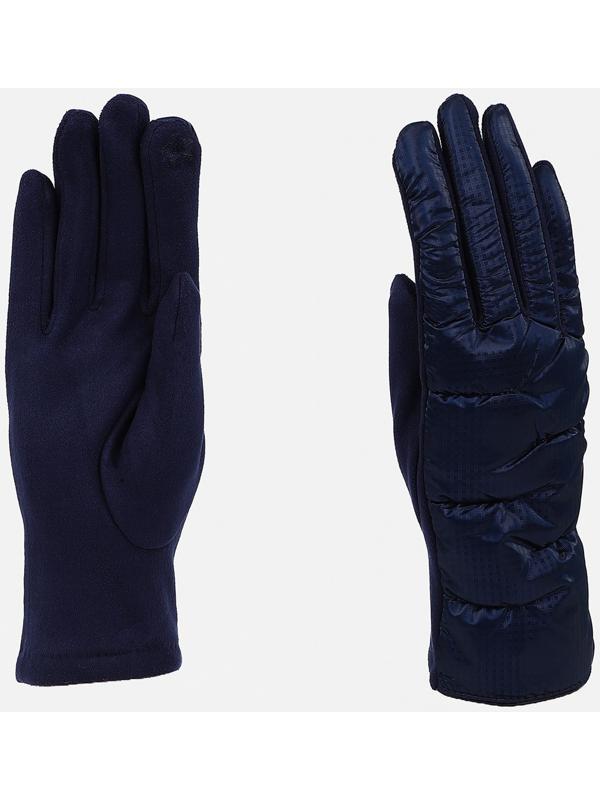 Перчатки женские, безразмерные, с утеплителем, цвет синий