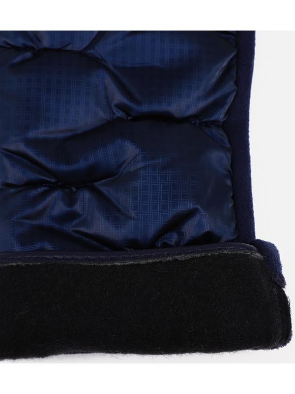 Перчатки женские, безразмерные, с утеплителем, цвет синий