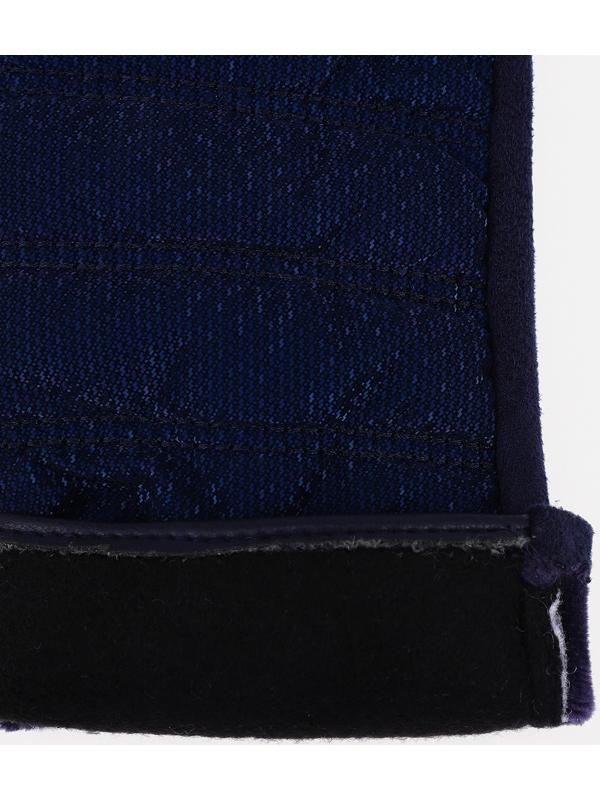 Перчатки женские, безразмерные, с утеплителем, цвет синий