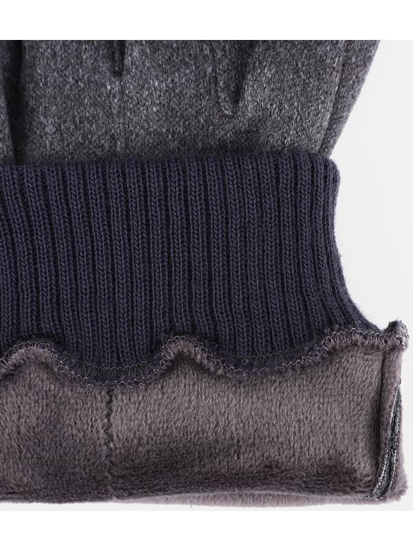 Перчатки мужские, безразмерные, без утеплителя, цвет серый