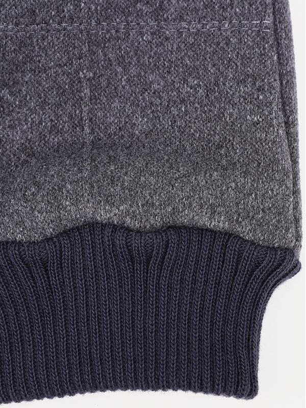 Перчатки мужские, безразмерные, без утеплителя, цвет серый