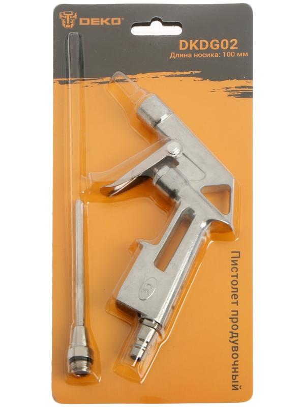 Пистолет продувочный DEKO DKDG02, носик 100 мм