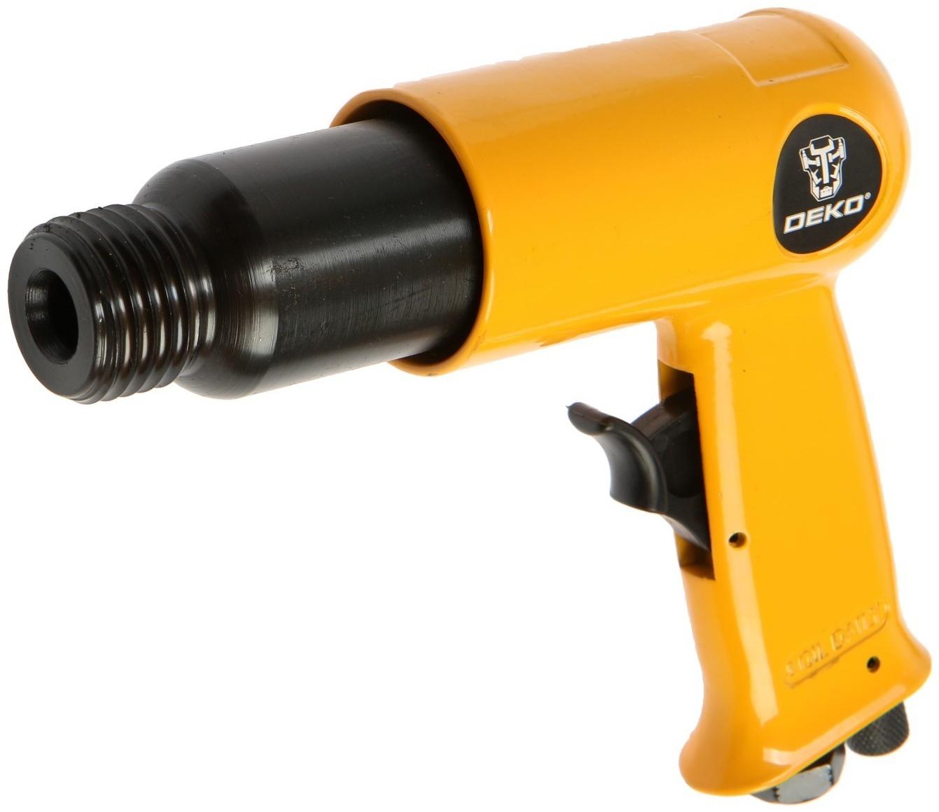 Молоток пневматический DEKO DKPT04, SET 3 в чемодане с набором оснастки, 8 предметов