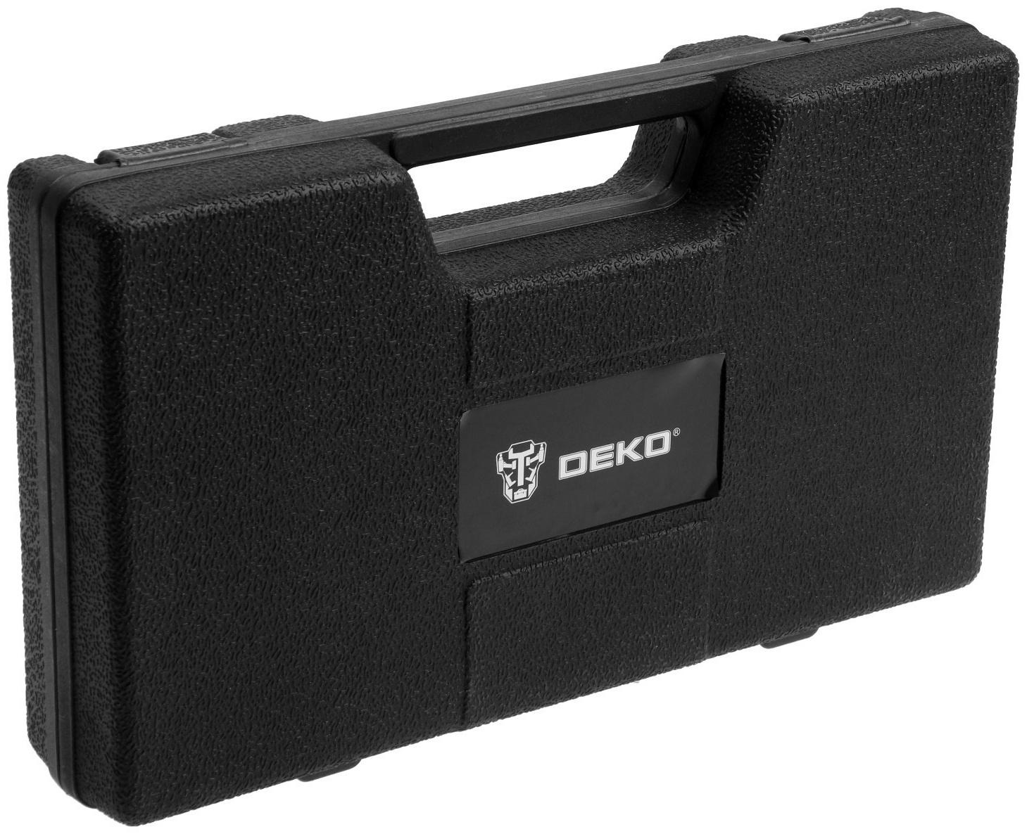 Молоток пневматический DEKO DKPT04, SET 3 в чемодане с набором оснастки, 8 предметов